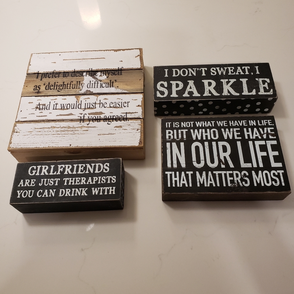 Inspirational Wood Wall Art